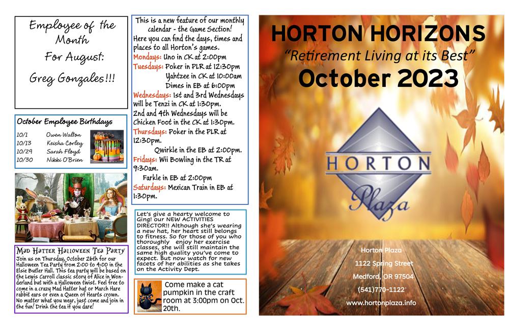October 2023 Calendar