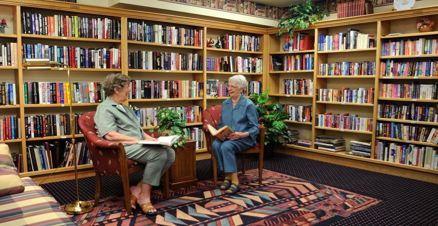 Ladies in the library